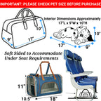 Mr. Peanut's Gold Series Standard Size Airline Compliant Expandable Pet Carrier V2.0