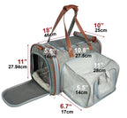 Mr. Peanut's Gold Series Standard Size Airline Compliant Expandable Pet Carrier V2.0